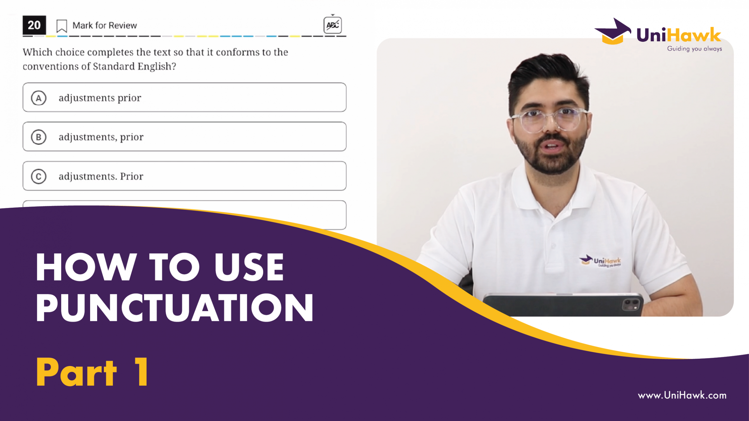 Punctuation – Part 1
